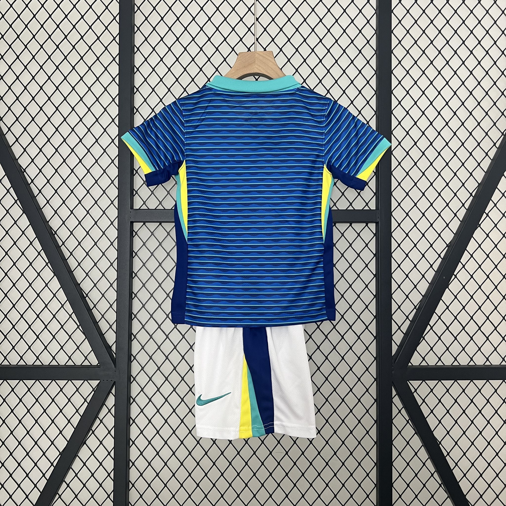 2024 Brazil Away Kid Kits Youth Apparels AAAAJersey Wholesale Yupoo 7