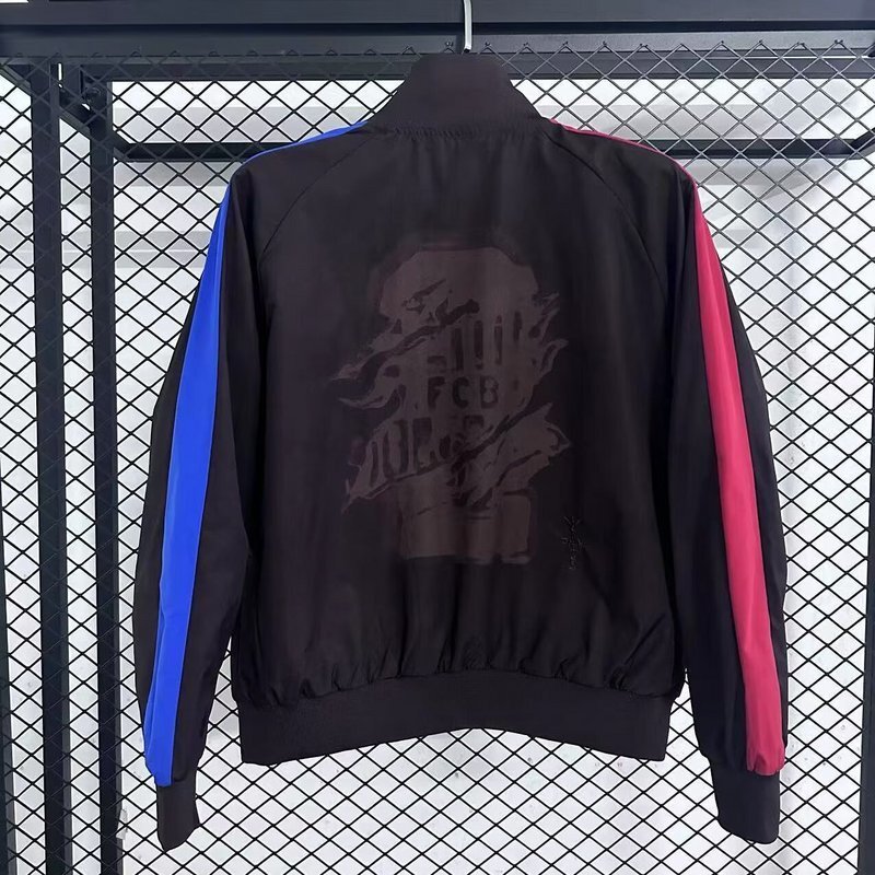 25-26 Barcelona Travis Scott Co branded Windbreaker Jacket AAAAJersey Supply Yupoo 1