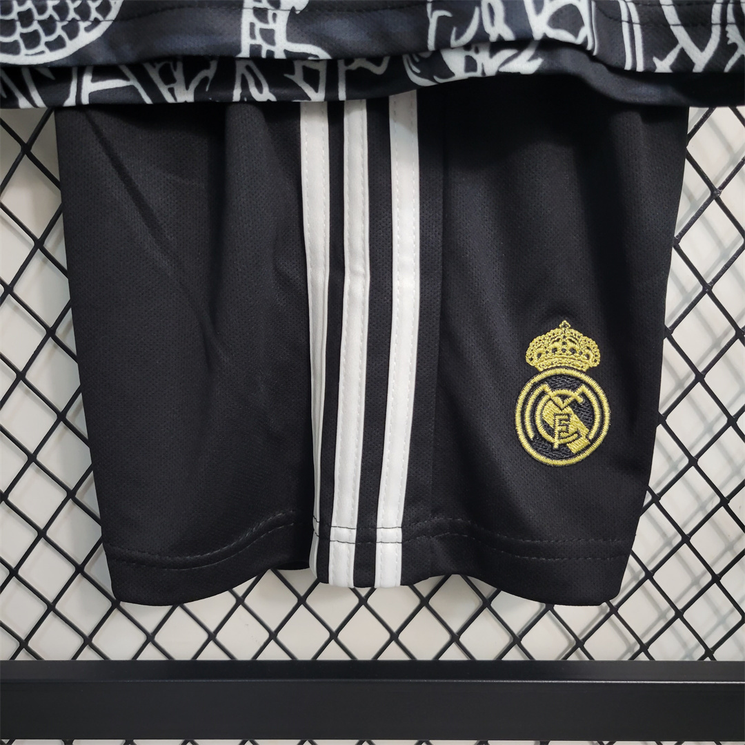 23-24 Real Madrid Special Edition Black kids kit 7