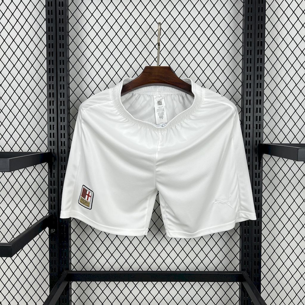 24-25 AC Milan 125th Anniversary Edition White Shorts Football Trousers Soccer AAAAJersey Yupoo