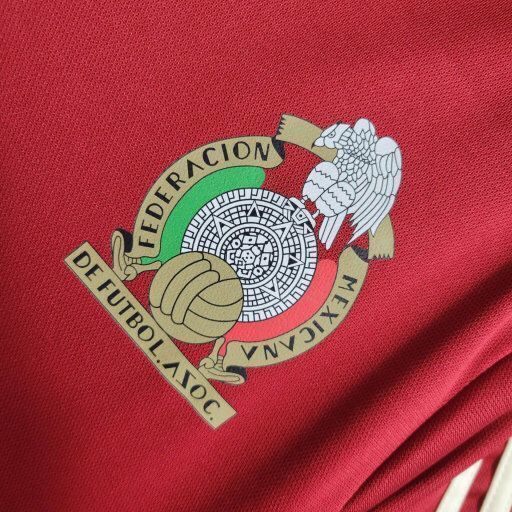 85-86 Retro Mexico Red S-XXL Cheap Soccer Jerseys 3