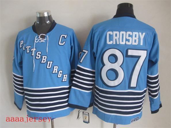 Pittsburgh Penguins retro ice hockey jersey M-3XL 匹兹堡企鹅队复古冰球服 2