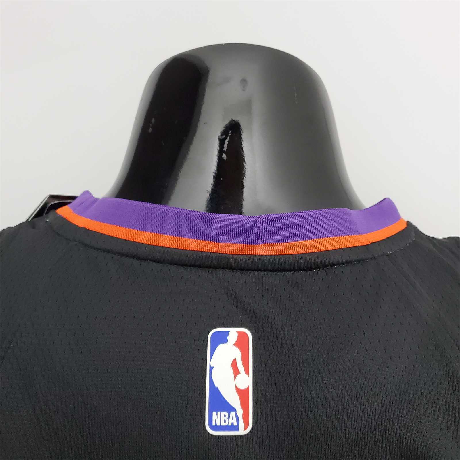 2022 Season Booker #1 Suns City Edition Black NBA Jersey 5