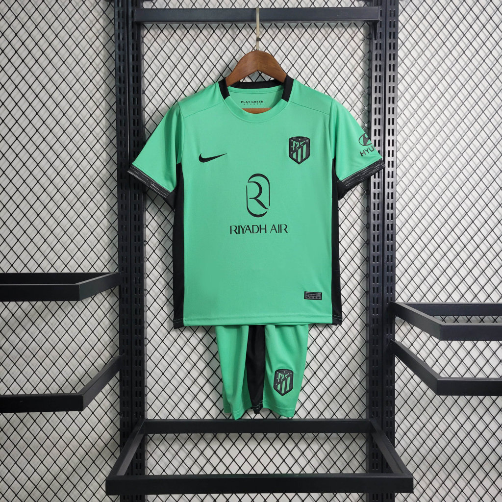 23-24 Kids Atletico Madrid Third Kits Size 16-28