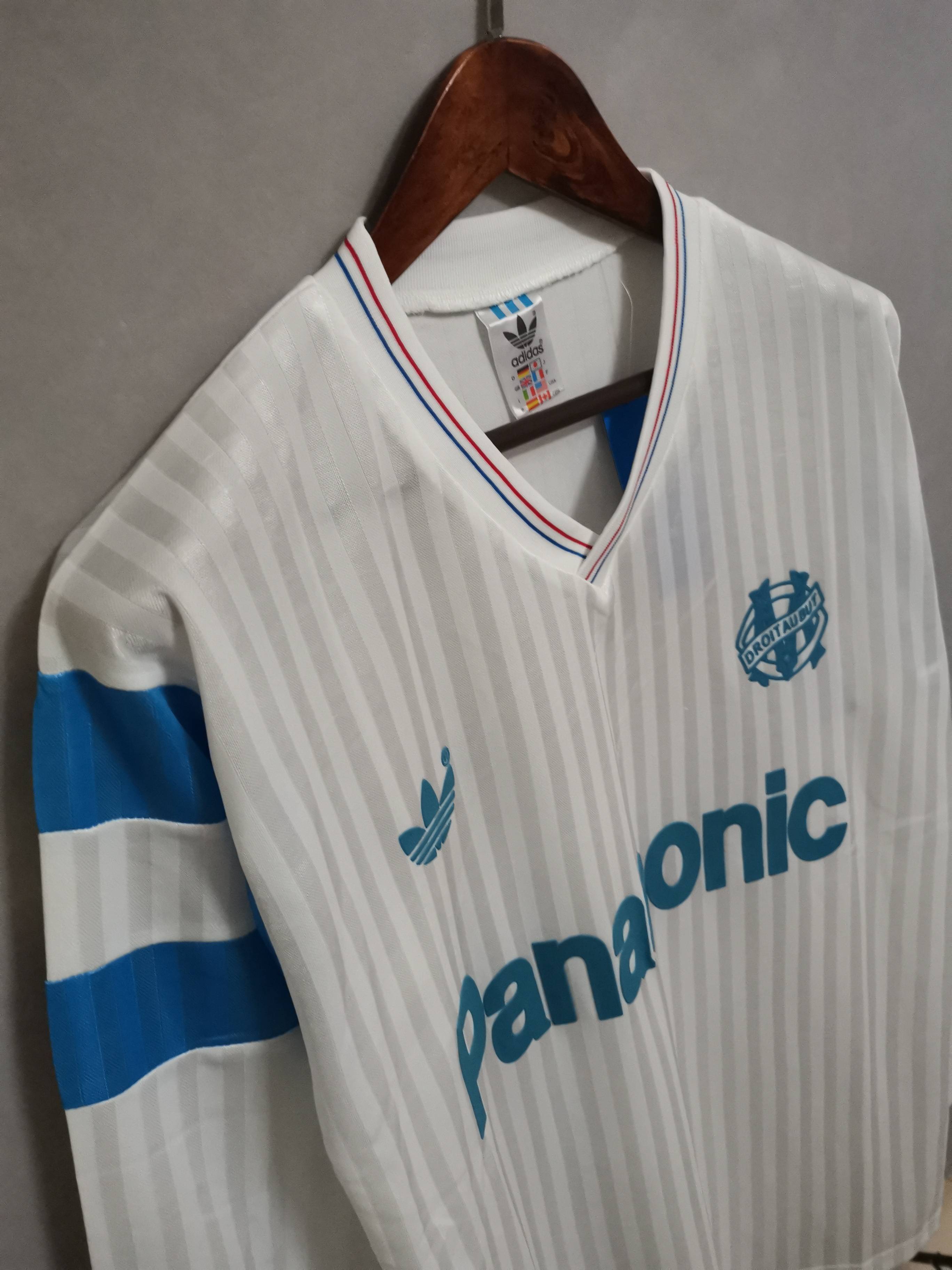 90-91 Marseille home long sleeve 7