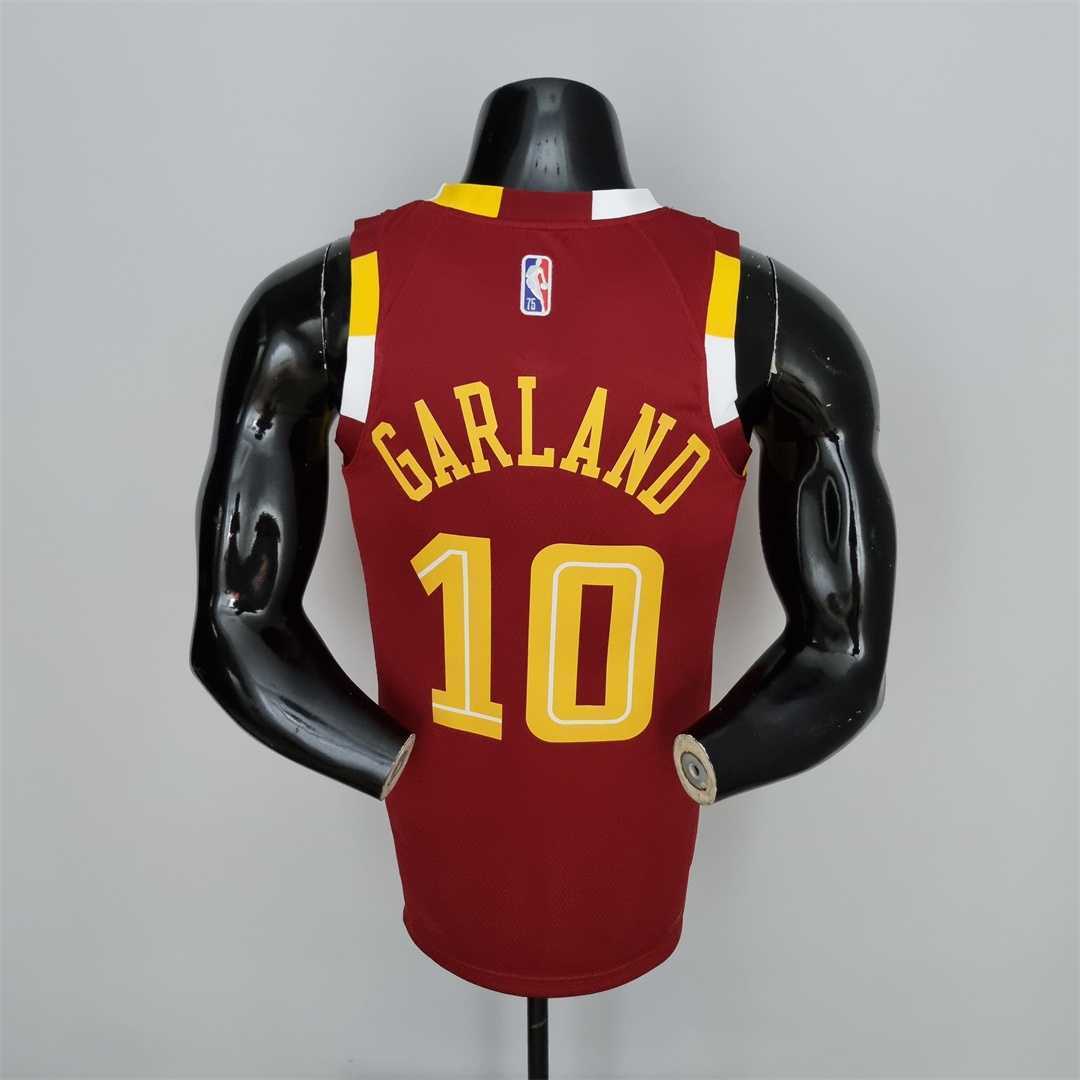 2022 Cleveland Cavaliers GARLAND#10 Urban Edition Red NBA Jersey 4