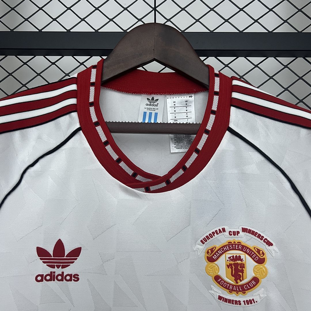 1991 Manchester United Away Retro Kit Vintage Shirt AAAAJersey Wholesale Yupoo 3