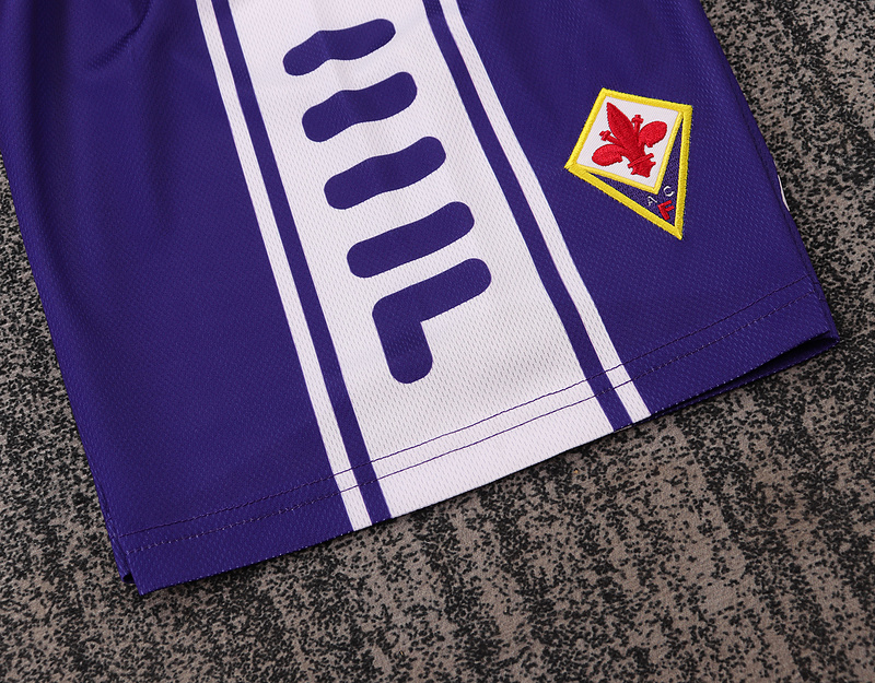 99-00 Fiorentina Home Retro Kid Kits Youth Apparels AAAAJersey Supplier Yupoo 8