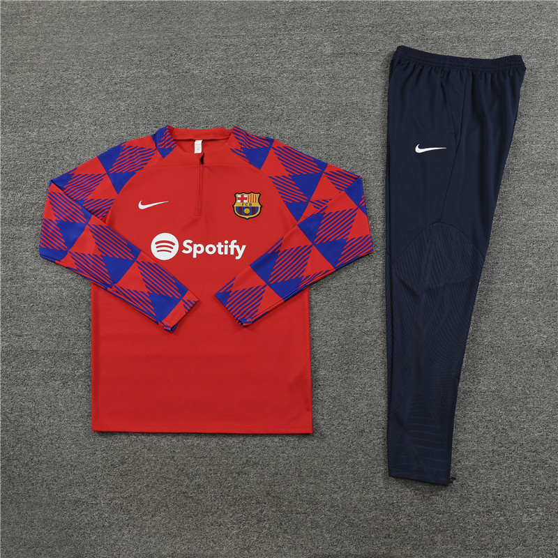 23-24 Barcelona Long Sleeve Training Suit Yupoo 2