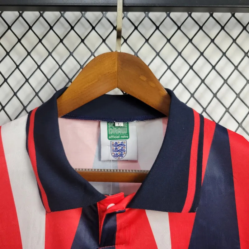 1992 England Away Retro Kit Vintage Shirt Football AAAAJersey Supplier 1