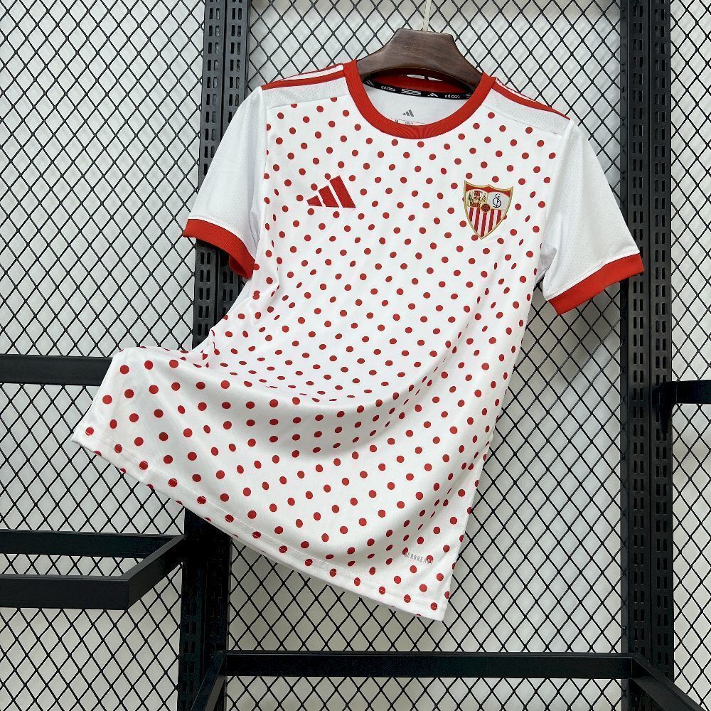 25-26 Sevilla Training Kit Football T-Shirt AAAAJersey Supply Yupoo
