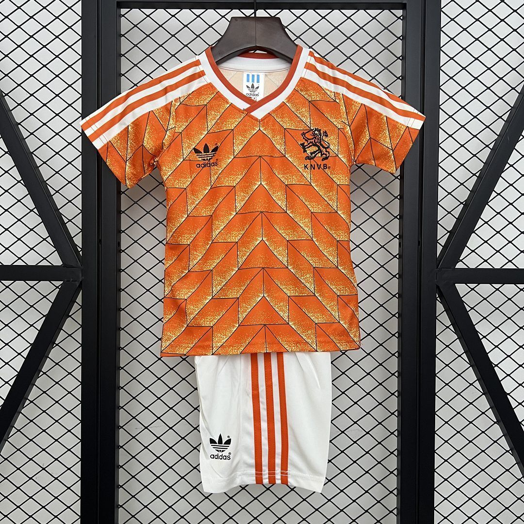1998 Netherlands Home Kid Kits Youth Apparels Soccer AAAAJersey Yupoo