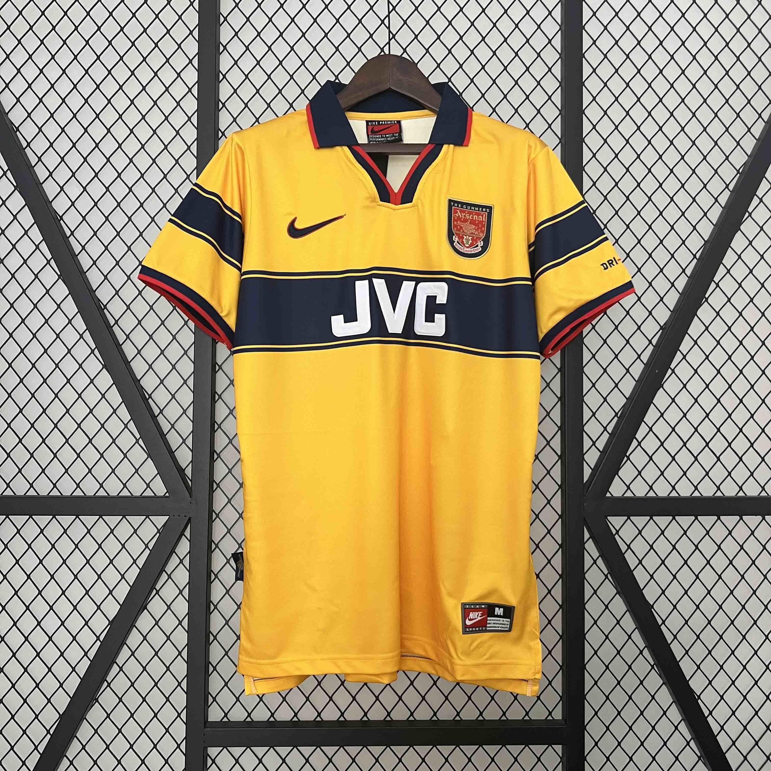 97-99 Arsenal Away Retro Kit Soccer Uniform AAAAJerseys Dropshipping Yupoo