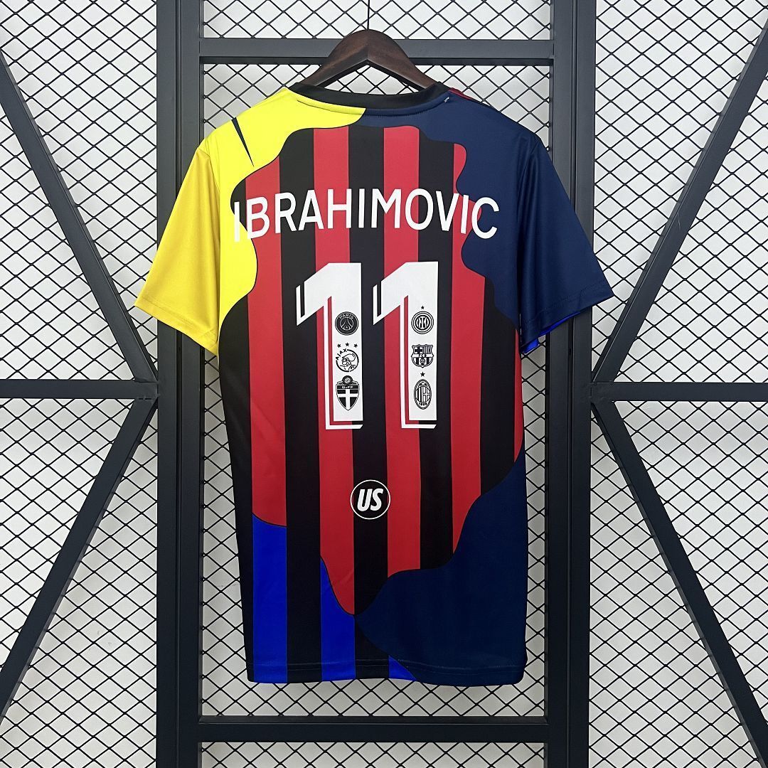 25-26 Ibrahimovic Career Special Edition Kit Football T-Shirt AAAAJersey Wholesale Yupoo 1