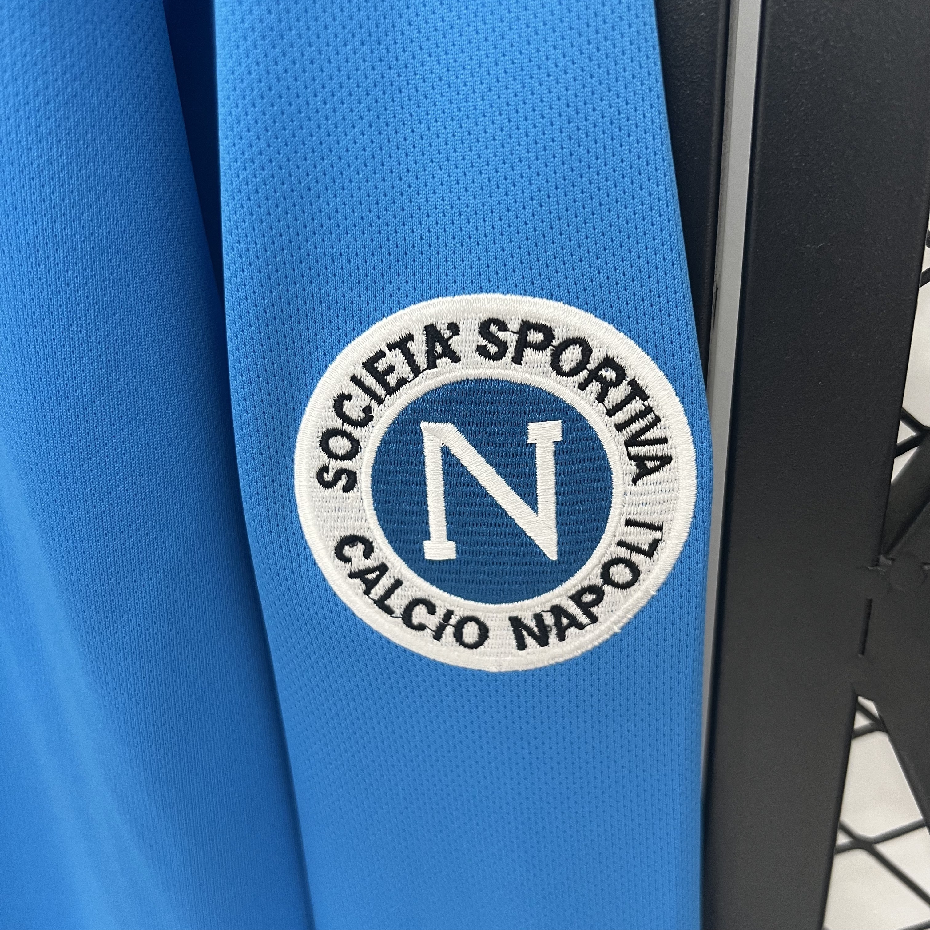 87-88 Napoli Home Retro Kit Vintage Long Sleeve Shirt AAAAJersey Dropship Yupoo 4
