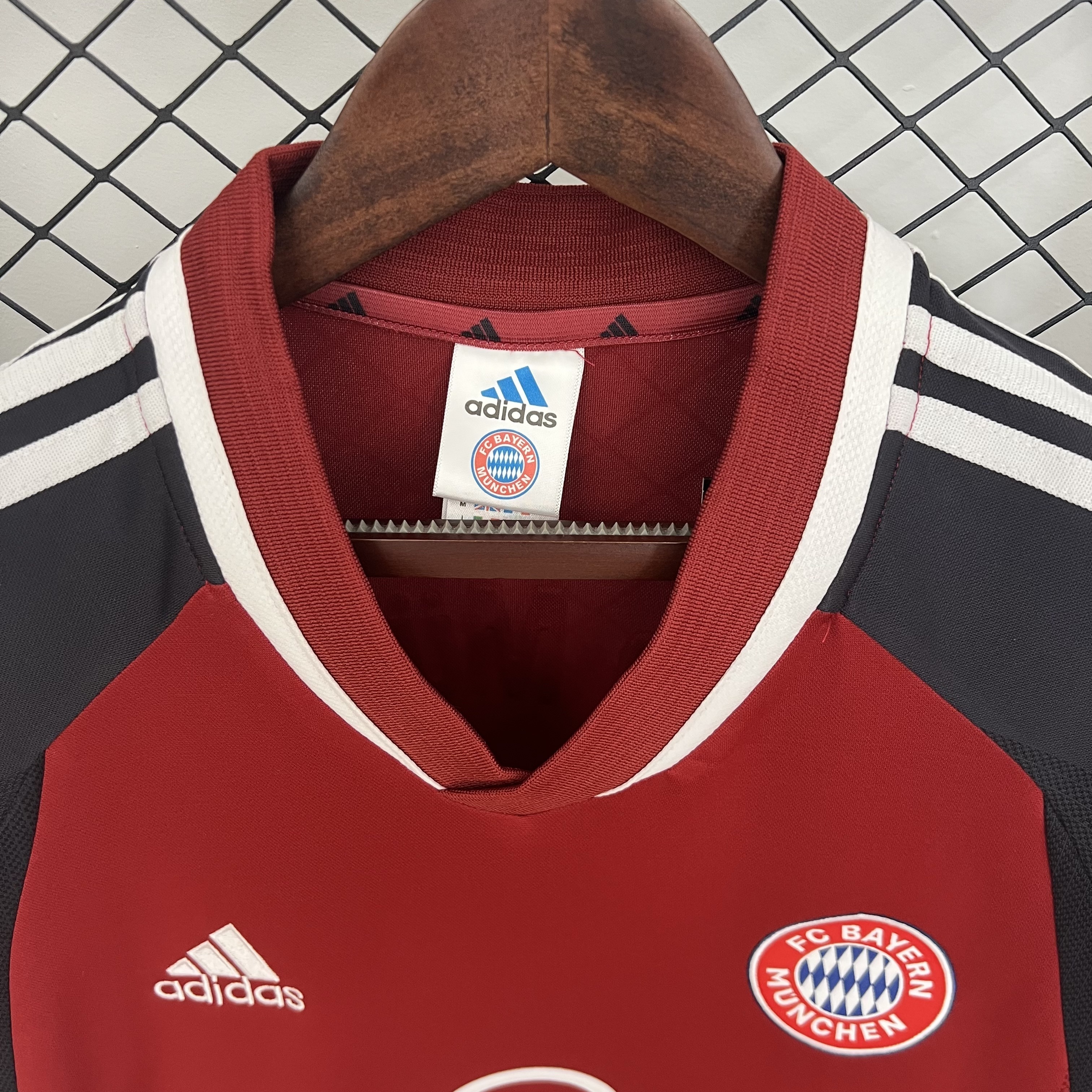 01-02 Retro Bayern Munich Home Kit Football T-Shirt AAAAJersey Dropship Yupoo 8