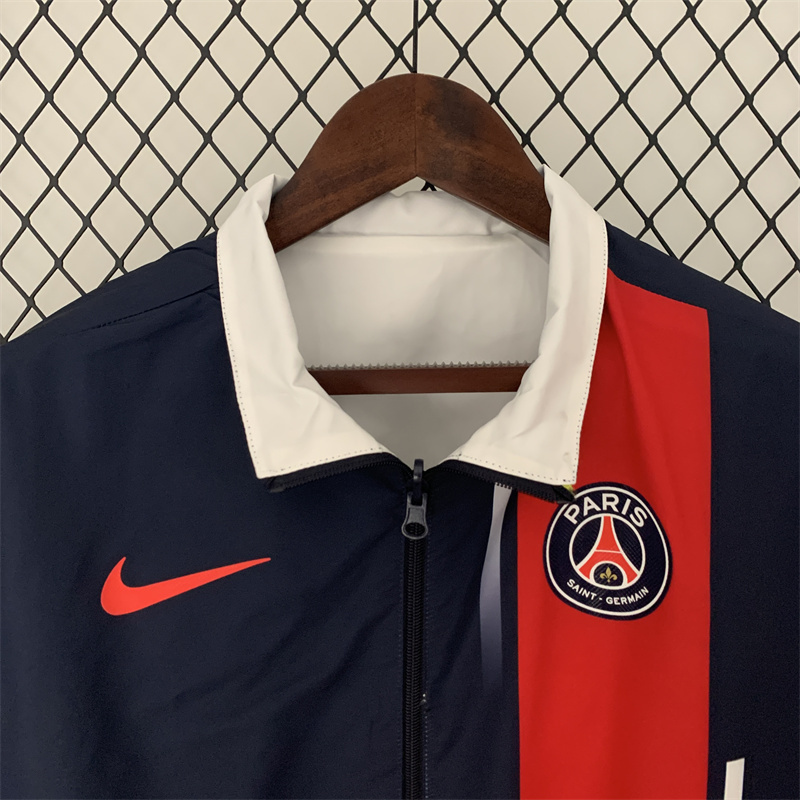 23-24 PSG reversible windbreaker white 14