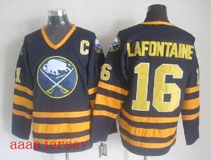 Buffalo Sabres retro ice hockey jersey M-3XL 水牛城军刀队复古冰球服 4