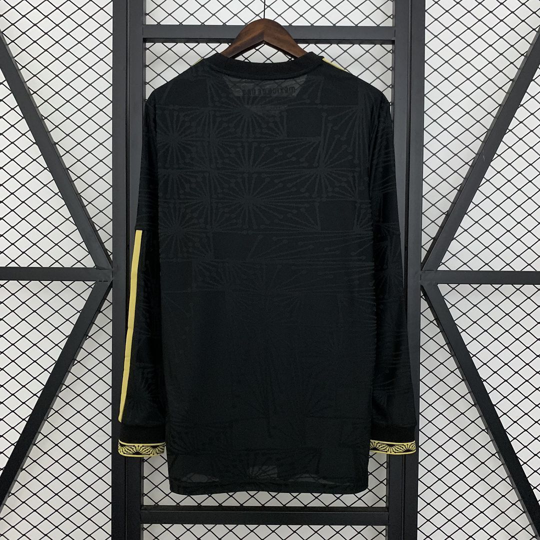 2025 Mexico Gold Cup Black Long Sleeve Kit Soccer T-Shirt AAAAJersey Supply Yupoo 4