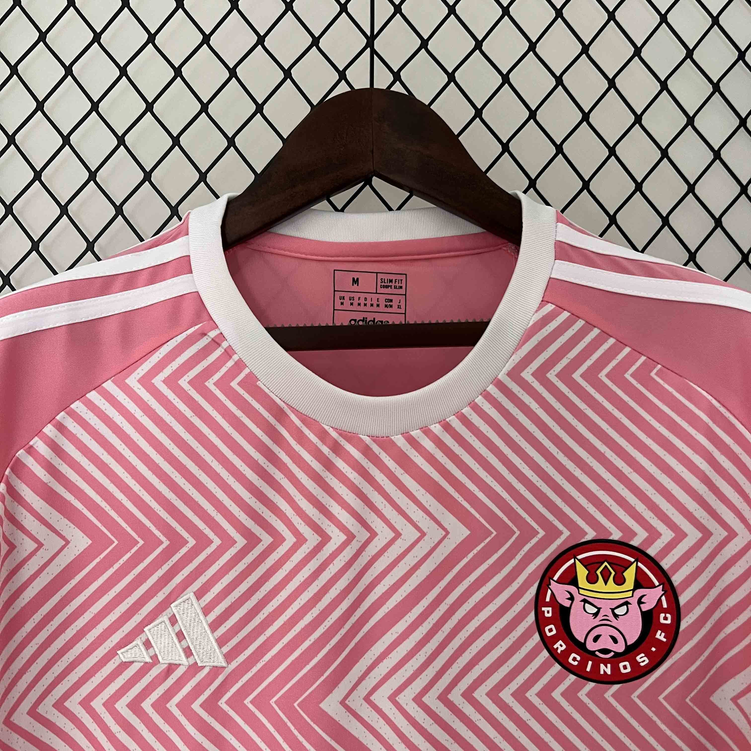 2024 Porcinos FC home Kit King League Shirt Football Replicas Yupoo 3