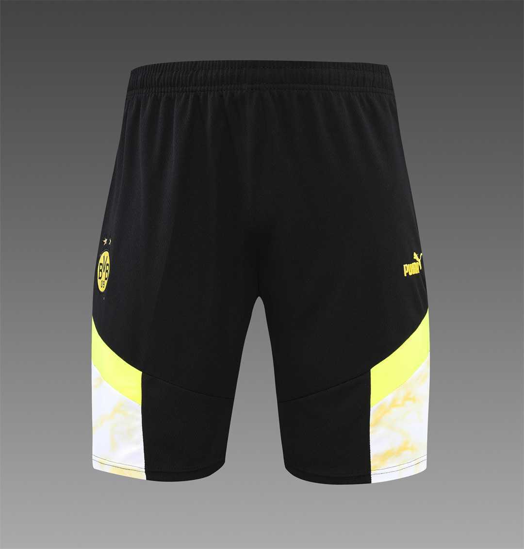 22-23 Dortmund vest training suit kit black and white 8