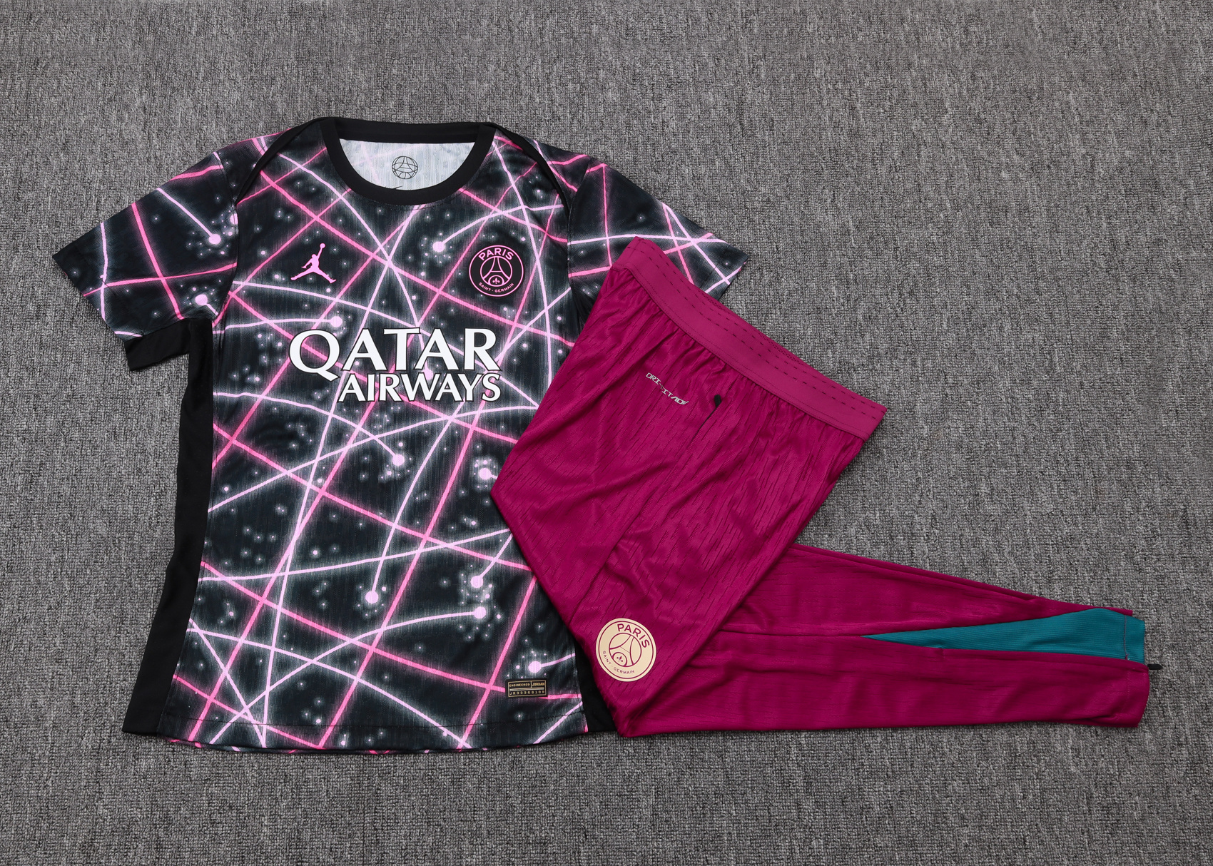 25-26 PSG Player Version Pre-Match Training Kits Football Tracksuits 2