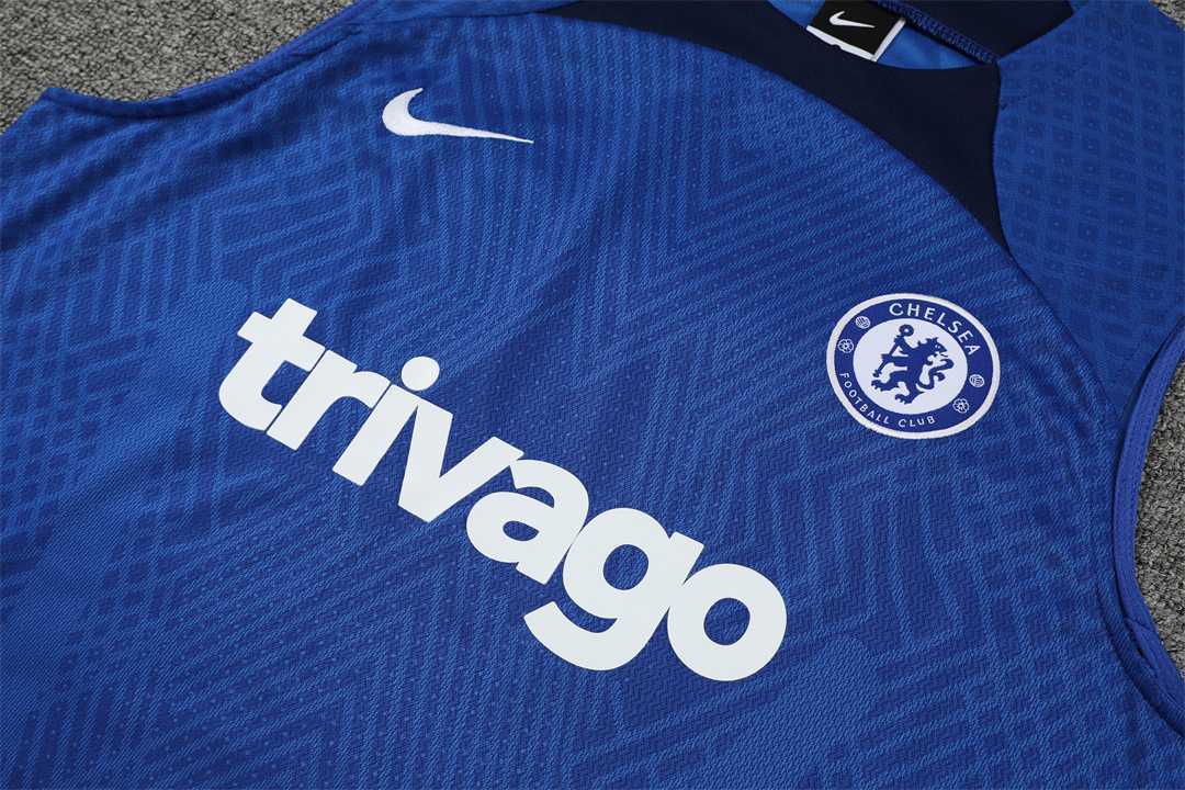 22-23 Chelsea vest training suit kit Diamond Blue 9