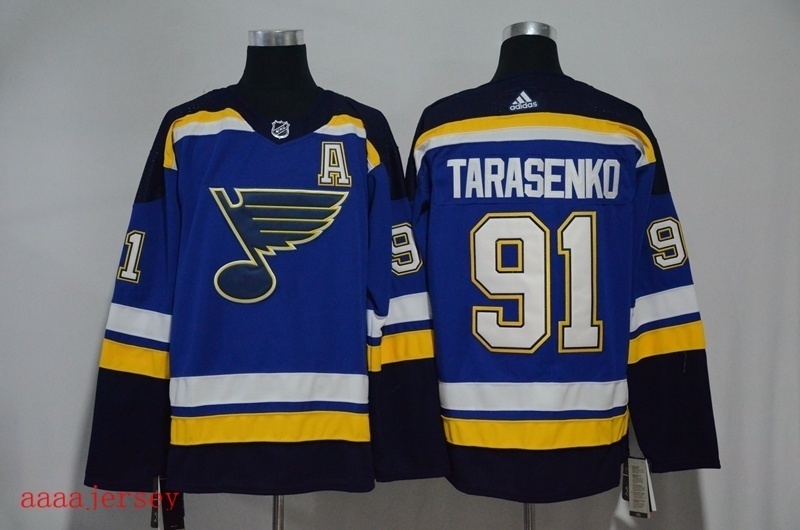 St. Louis Blues ice hockey jersey M-3XL 圣路易蓝调队冰球服 1