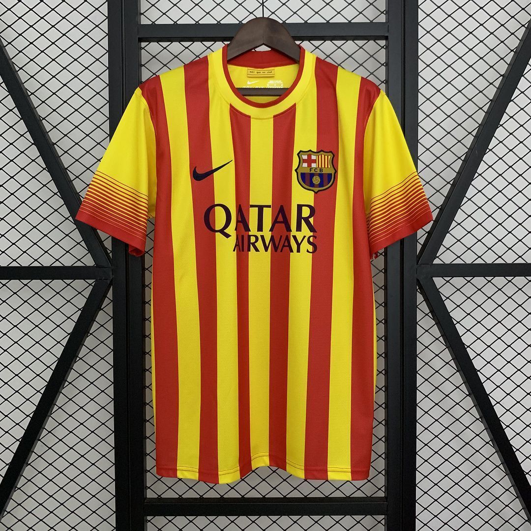 13-14 Barcelona Away Retro Kit Vintage Shirt AAAAJersey Wholesale Yupoo