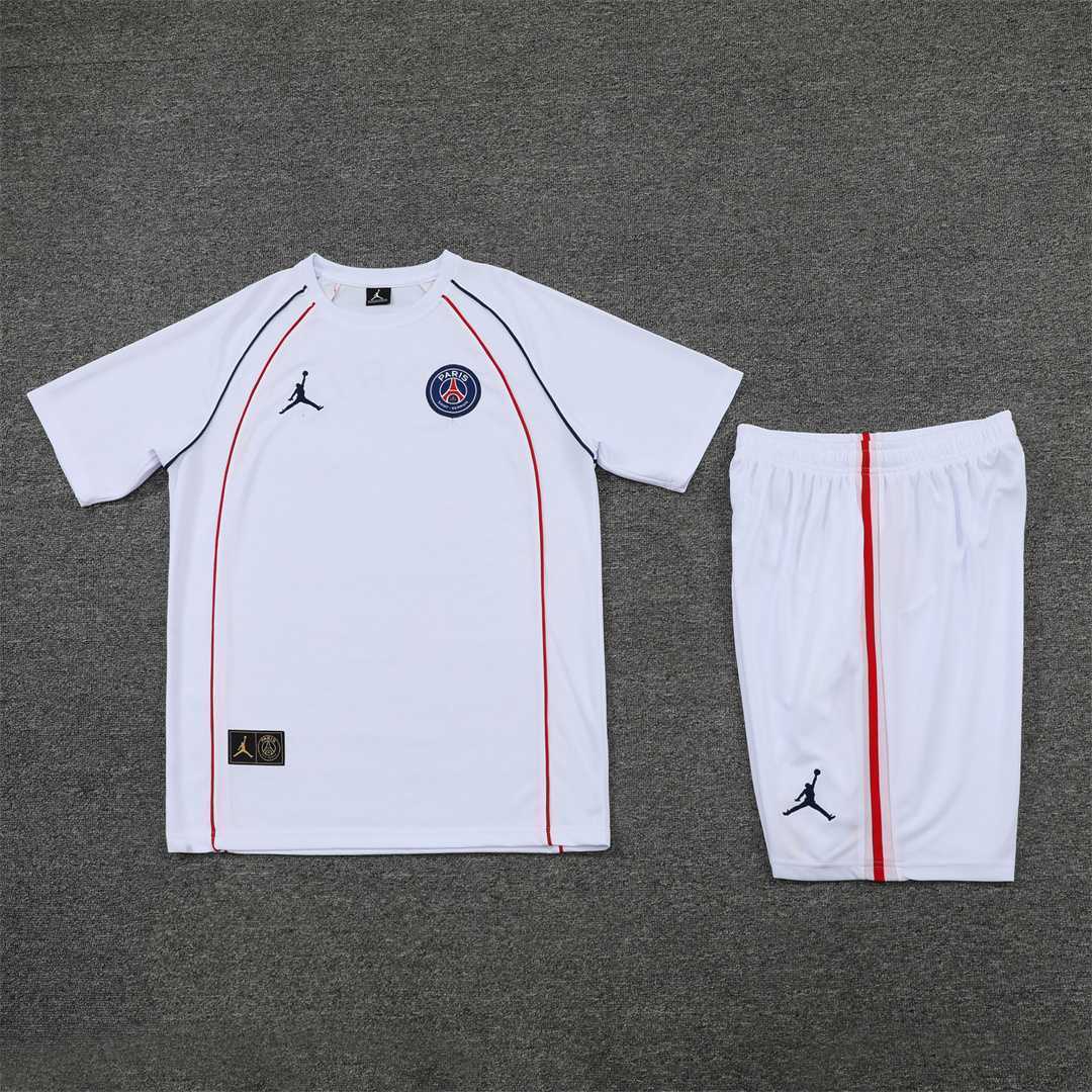 22-23 PSG training suit short sleeve kit White 17