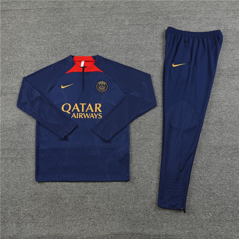 23-24 PSG Player Long Sleeve Training Suit Yupoo 3