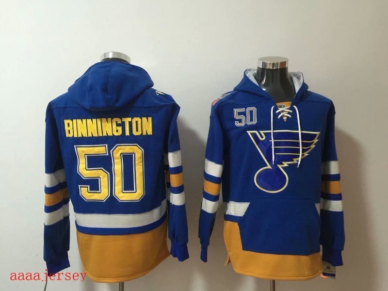 St. Louis Blues hoodie ice hockey jersey M-3XL 圣路易蓝调队帽衫冰球服 3