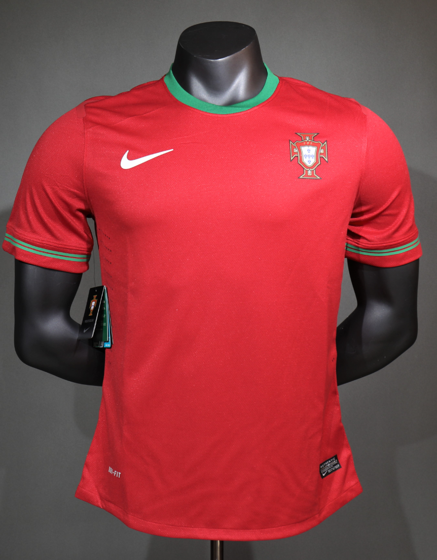 2012 Portugal Euro Cup Home Retro Kit Vintage Player Version Sino Shirt AAAAJersey Dropship Yup