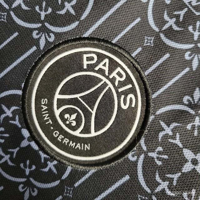 24-25 PSG Paris LV Joint Edition Kit Black POLO été Sports Shirt AAAAJersey Supplier Yupoo 6