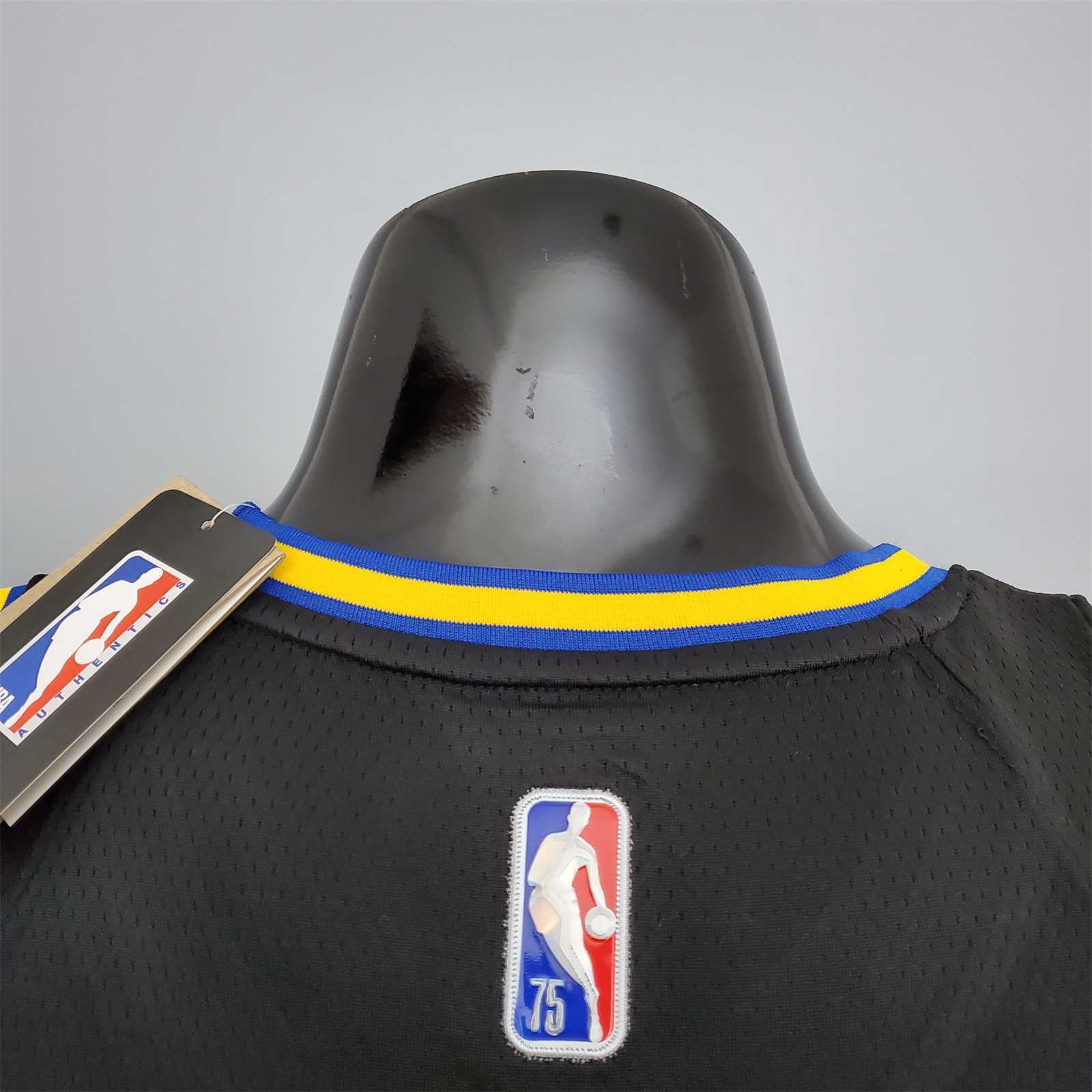 2022 75th Anniversary Wiggins #22 Warriors City Edition Black 7