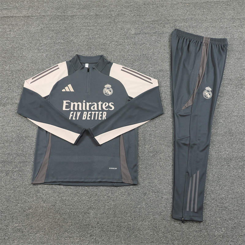 24-25 Real Madrid Long Sleeve Training Suit Football Shirts 1
