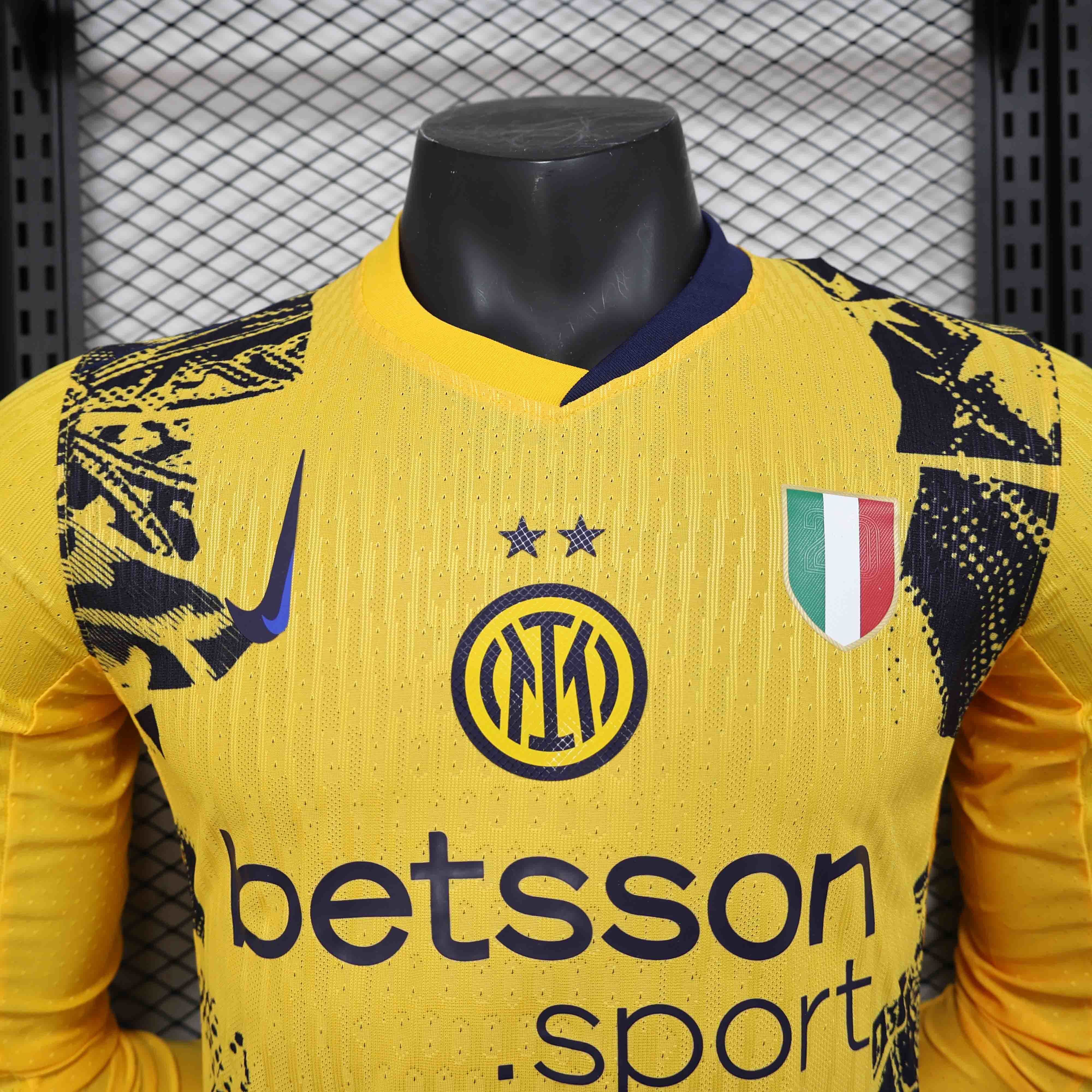 24-25 Inter Milan Third Kit Long Sleeve Player Version Shirt AAAAJersey Supplier Yupoo 1