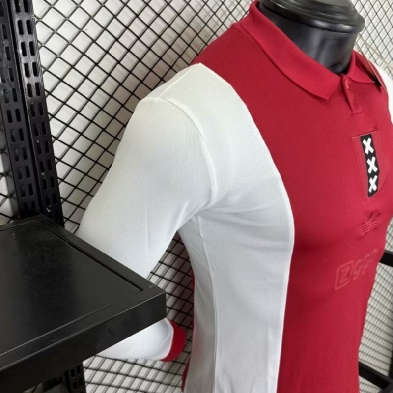 25-26 Ajax 125th Anniversary Long Sleeve Kit Player Version Shirt AAAAJersey Wholesale Yupoo 2