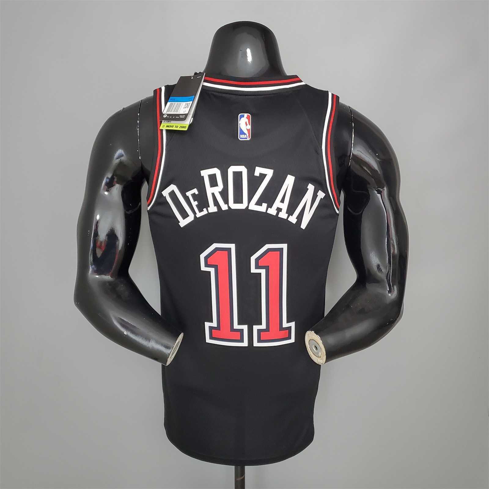 DeROZAN#11 Chicago Bulls black 2