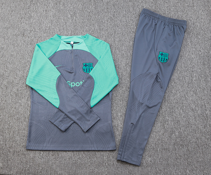 23-24 Barcelona Long Sleeve Training Suit Yupoo 2