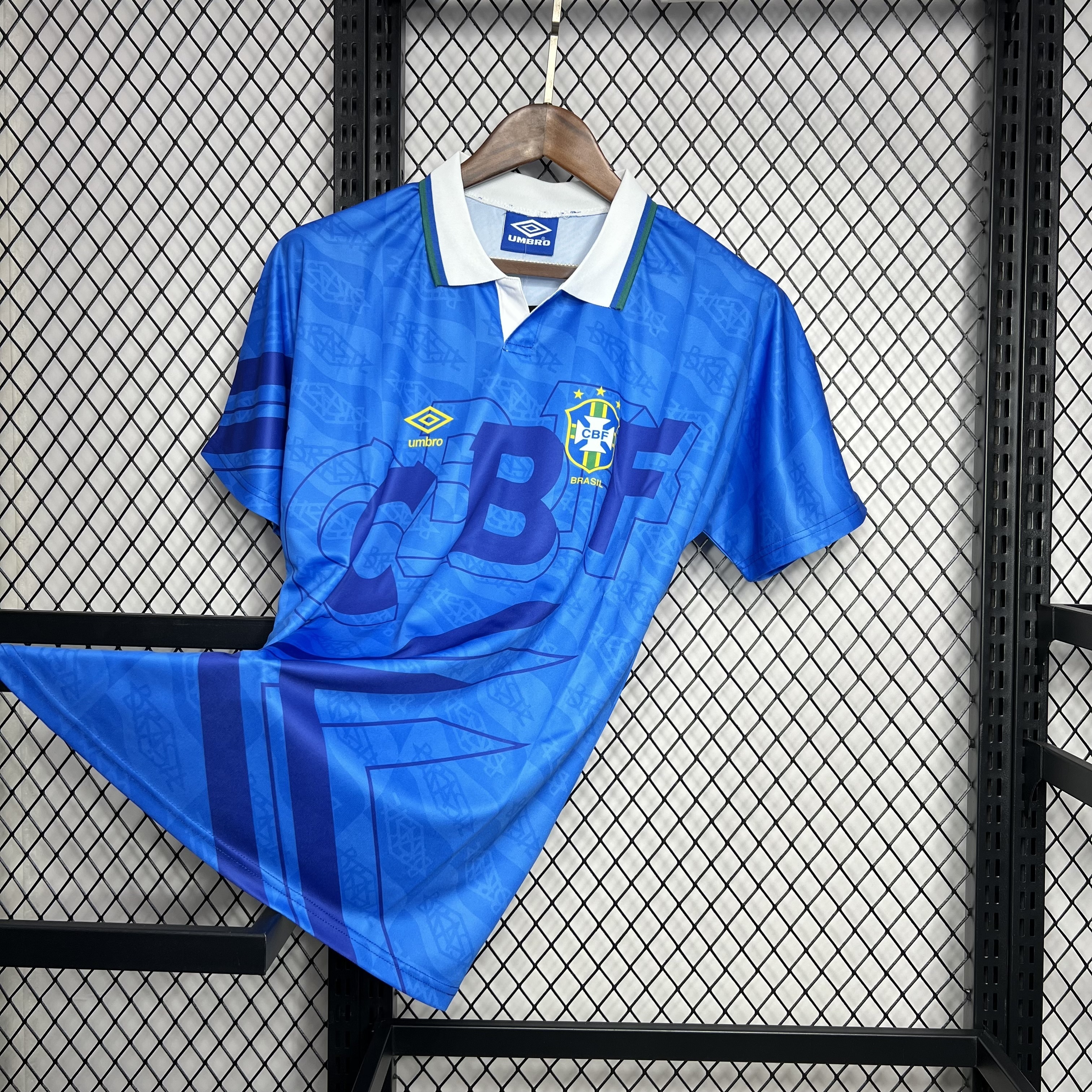 91-93 Brazil Away Retro Kit Vintage Shirt AAAAJersey Wholesale Yupoo 2