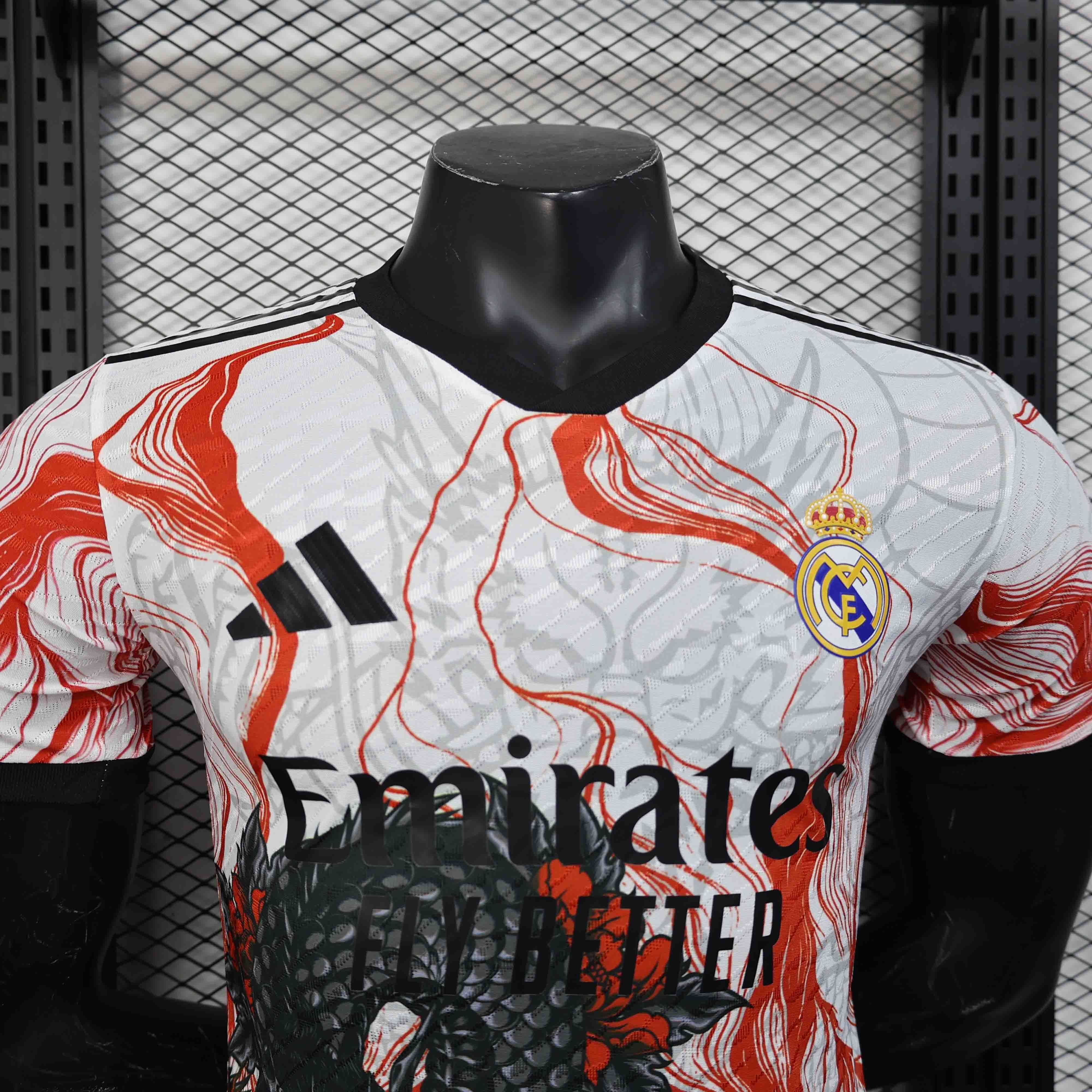 25-26 Real Madrid Black Dragon Special Edition Player Version Shirt AAAAJersey Dropship Yupoo 1