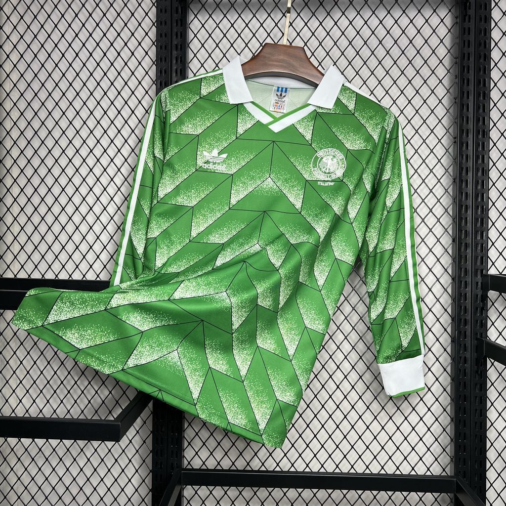 1990 Germany Away Retro Long Sleeve Vintage Shirt Sport AAAAJersey Yupoo 2