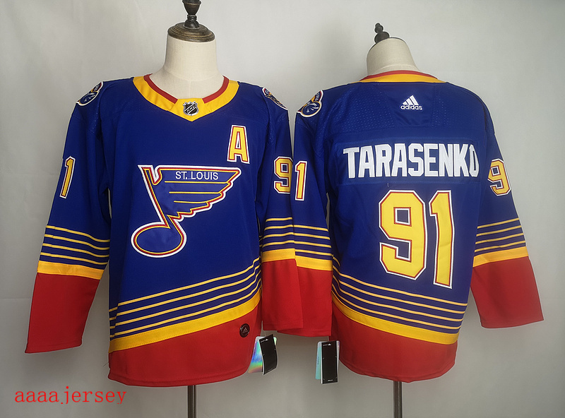 St. Louis Blues ice hockey jersey M-3XL 圣路易蓝调队冰球服 1
