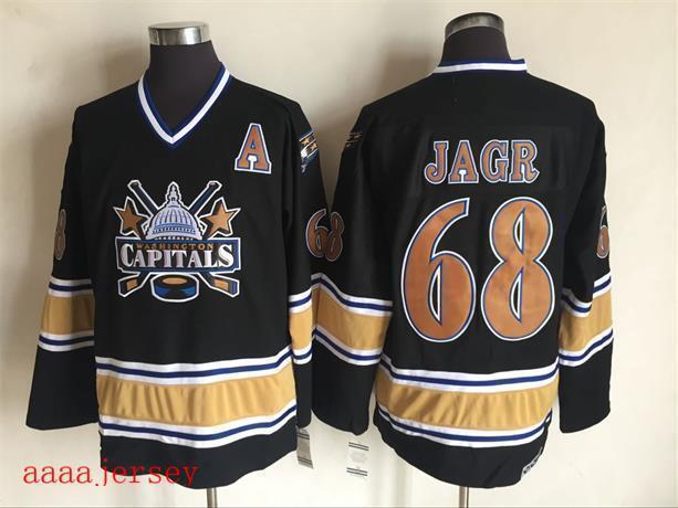 Washington Capitals retro ice hockey jersey M-3XL 华盛顿首都队复古冰球服 1