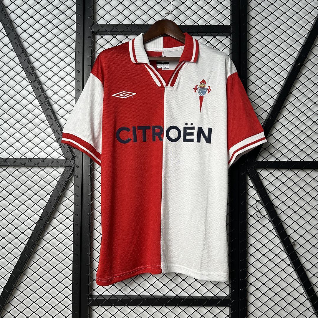 01-02 Celta Away Retro Kit Vintage Shirt AAAAJersey Wholesale Yupoo