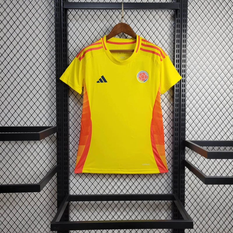 2024 Colombia Home Women Kit Lady Shirt Football AAAAJersey Supplier