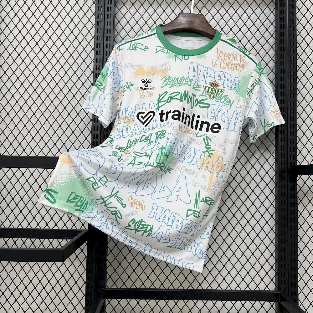 25-26 Real Betis Special Edition Kit Football Pre-Match T-Shirt AAAAJersey Supply Yupoo