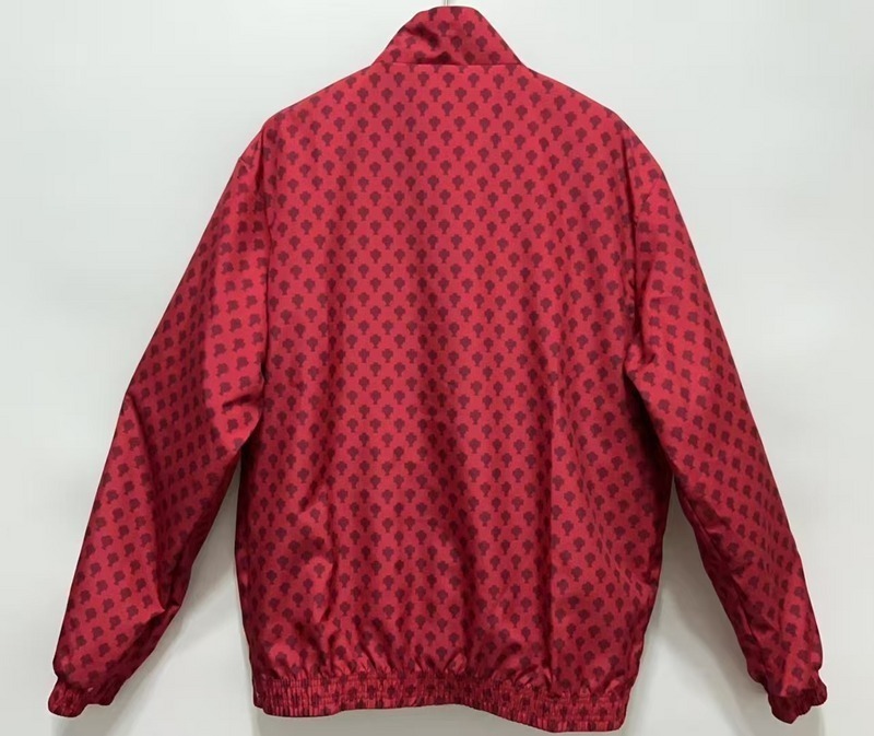 2025 Portugal Red&Blue Trench Coat Reversible Windbreaker Double-Sides Jacket 2