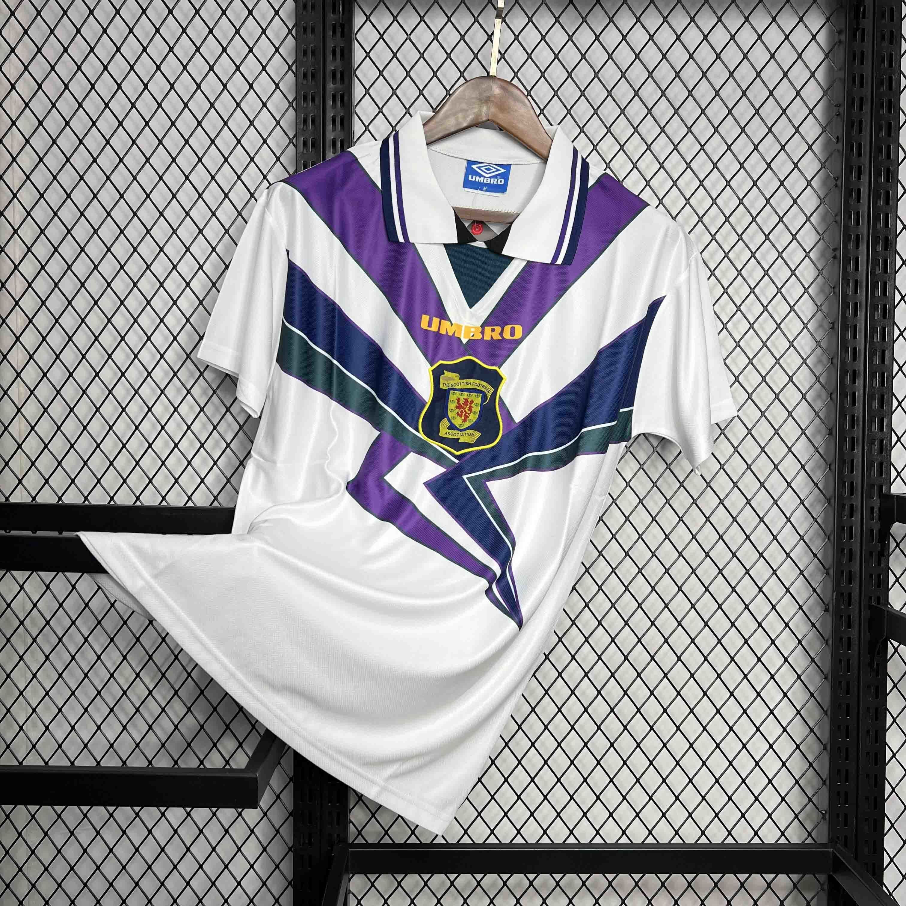 94-96 Scotland Away Kit Vintage Football Apparel AAAAJerseys Dropshipping Yupoo 1